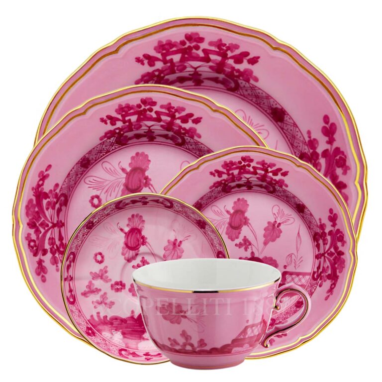 ginori oriente italiano dinner set porpora