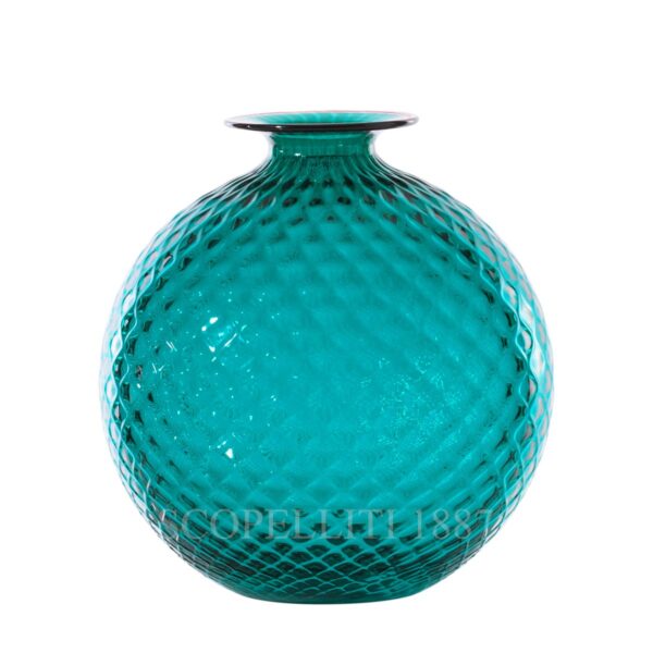 venini monofiore balloton vase paraiba large glossy