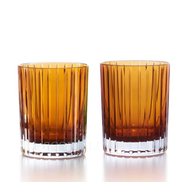 baccarat harmonie tumblers orange