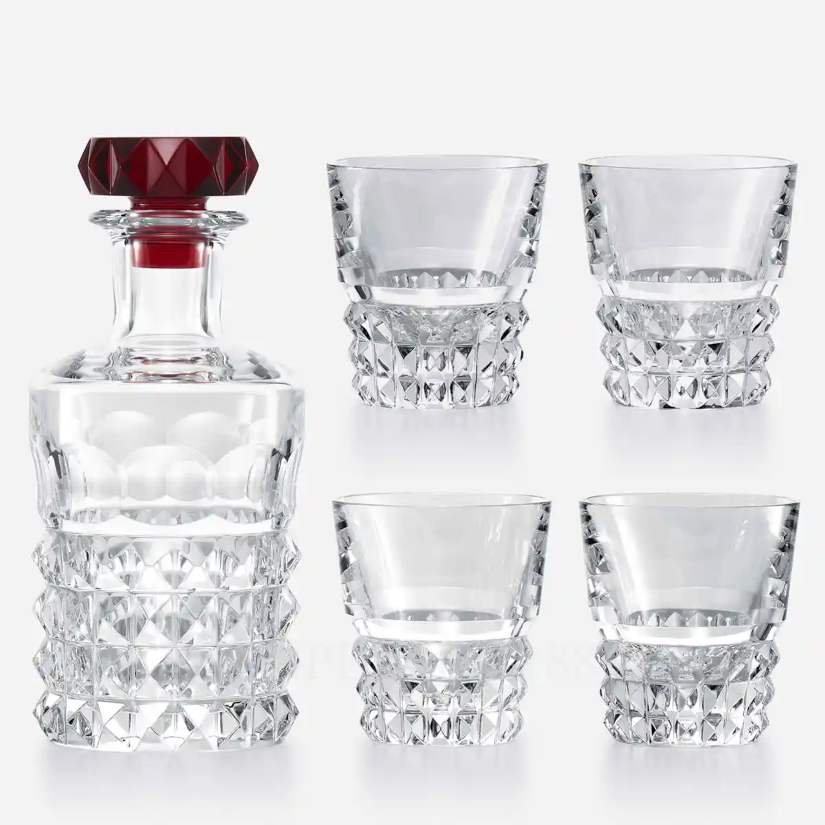 baccarat bar set louxor