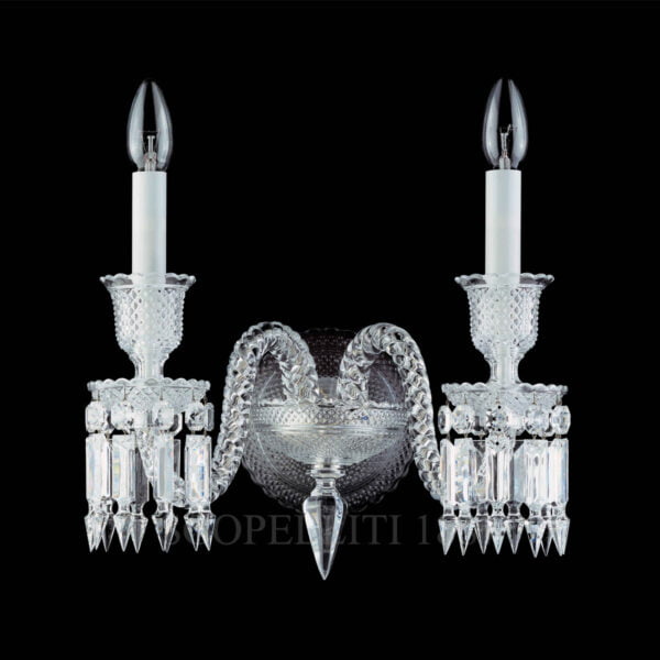 baccarat zenith wall sconce 2 lights
