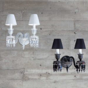 baccarat zenith wall sconce 2 lights