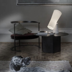 foscarini nile table lamp marble carrara