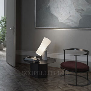 foscarini nile table lamp marble carrara