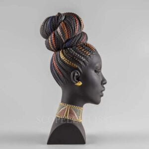 lladro african colors figurine