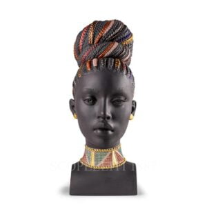 lladro african colors figurine