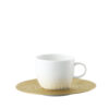 Rosenthal Studio-line Magic Flute Coffee Cup and Saucer Gold