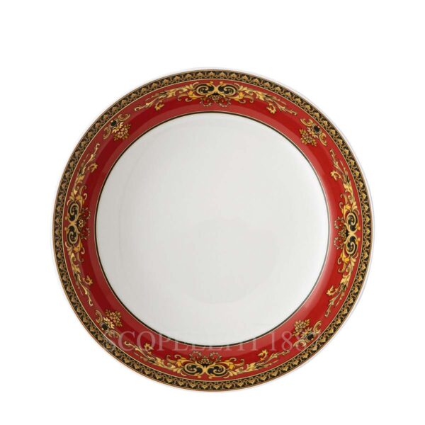 versace soup plate medusa red