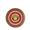 Versace Bread Plate Coup Medusa Red