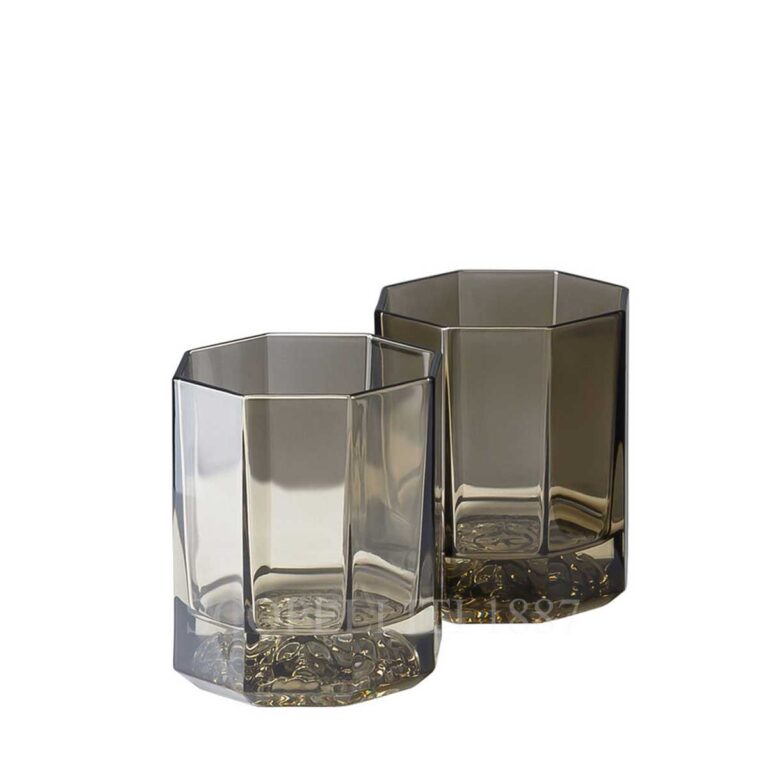 versace whisky tumblers medusa lumiere haze set of 2