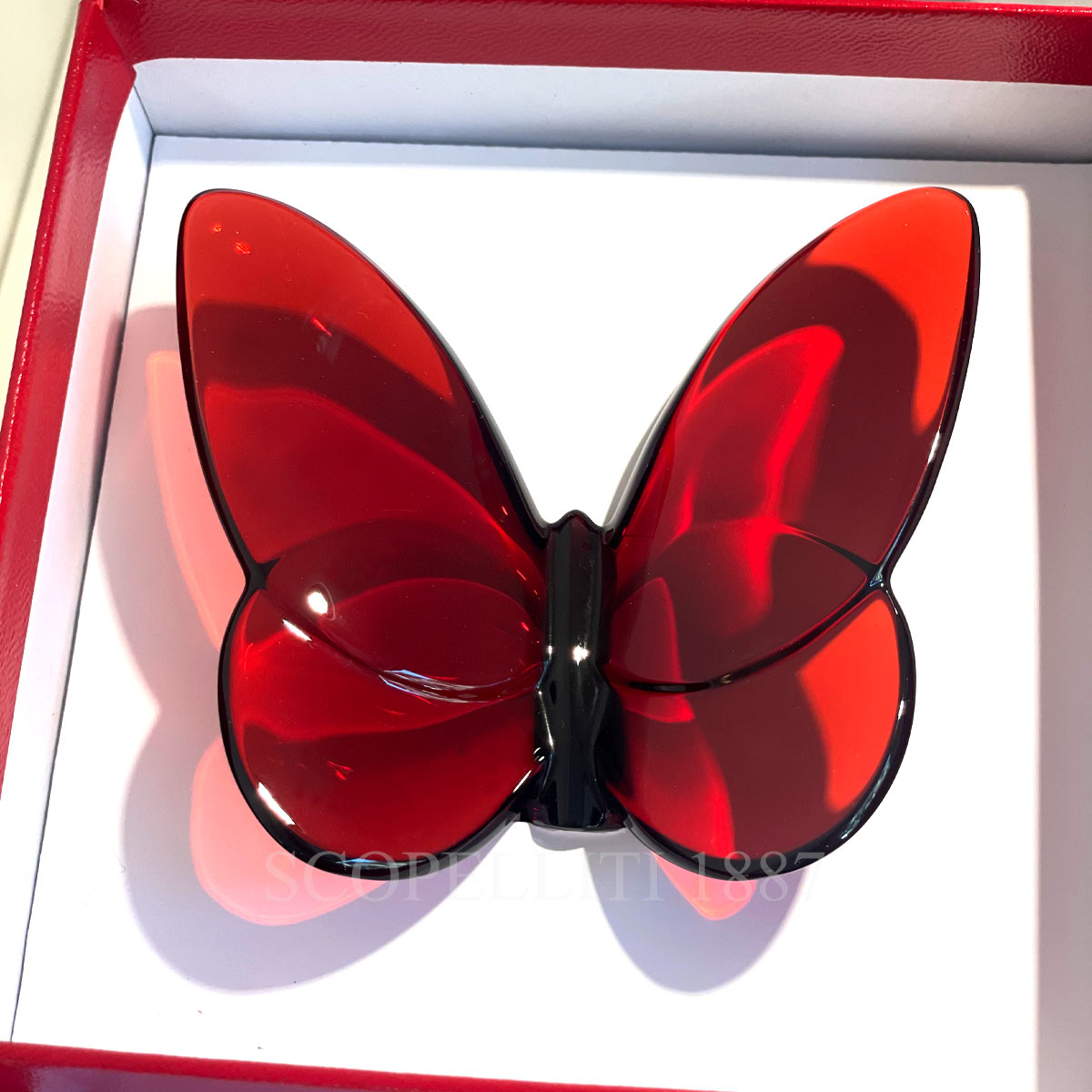 baccarat butterfly red