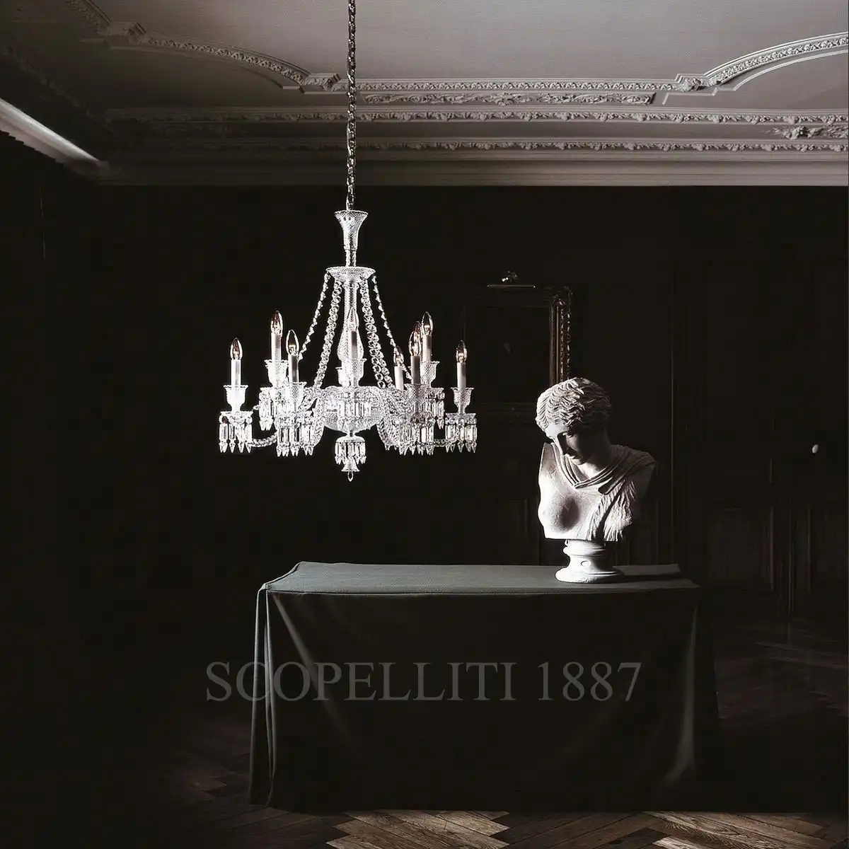 baccarat zenith 8 lights chandelier