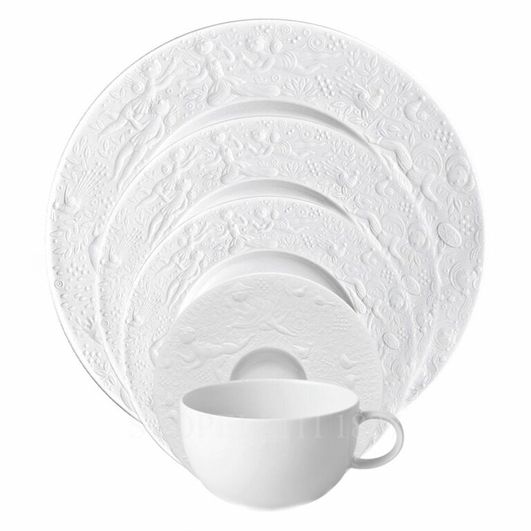 rosenthal studio line magic flute 5 piece place setting white