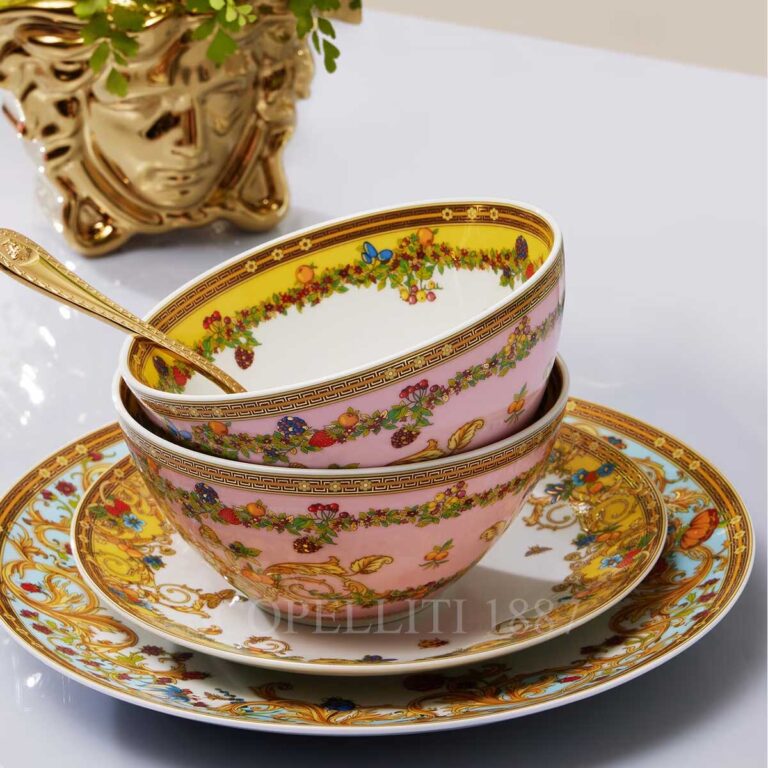 versace jardin dinnerware new bowls