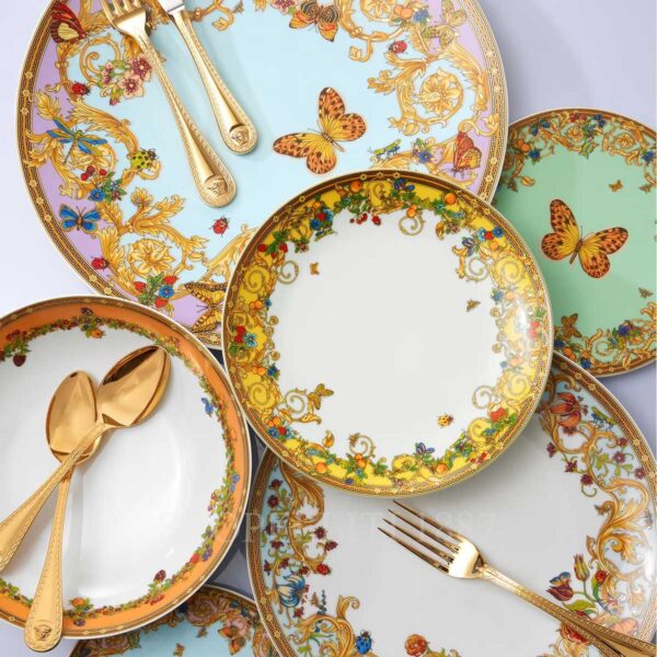 versace jardin luxury dinnerware new coup plates