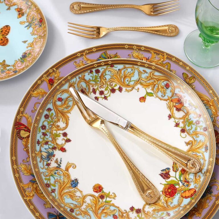 versace jardin dinnerware new plate