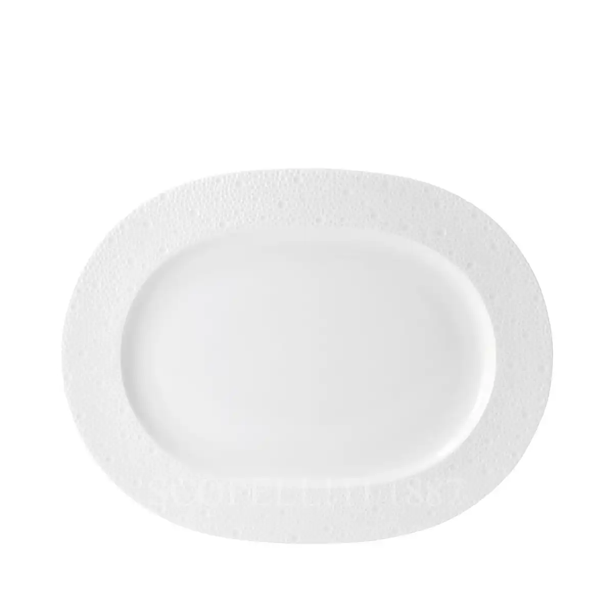bernardaud ecume white oval platter 30 cm