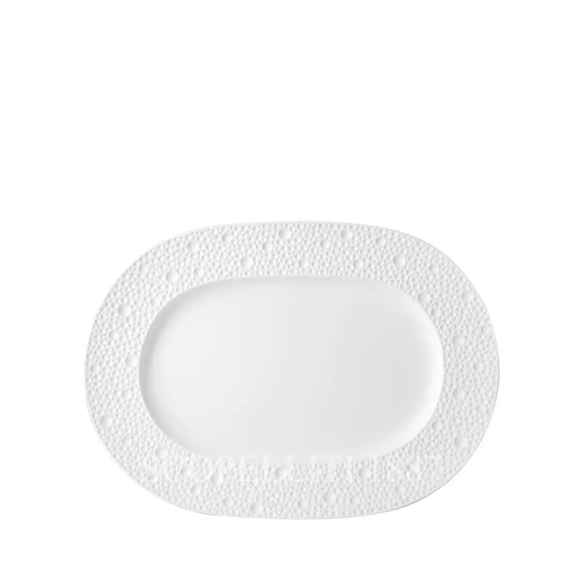 bernardaud ecume white relish dish 21 cm