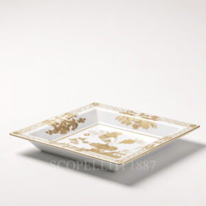 ginori oriente italiano aurum gold change tray