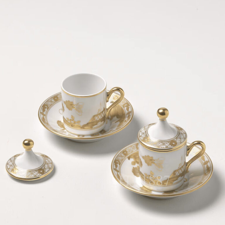 ginori oriente italiano aurum coffee for 2 people
