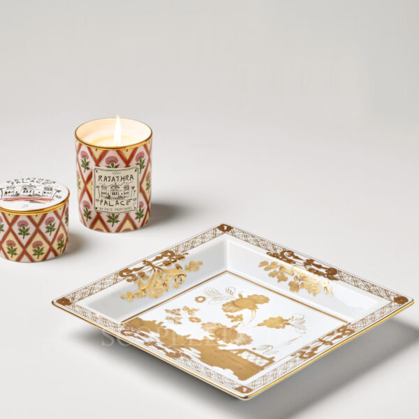 ginori oriente italiano aurum gold change tray