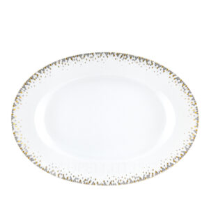 haviland souffle d'or pickle dish