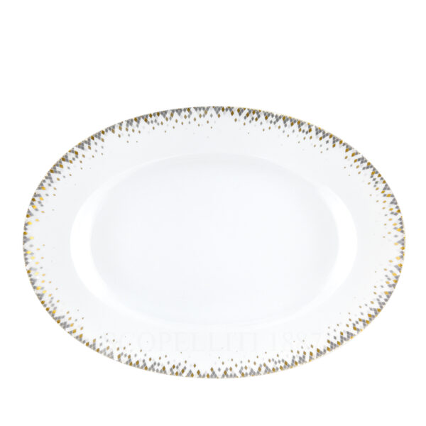 haviland souffle d'or pickle dish