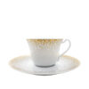 Haviland Souffle d’Or Breakfast Cup And Saucer Gold