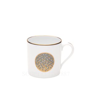 haviland souffle d'or mini mug silver