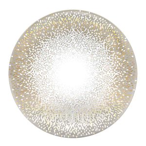 haviland souffle d'or presentation plate silver