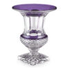 Saint Louis Versailles Purple Crystal Vase 25 cm
