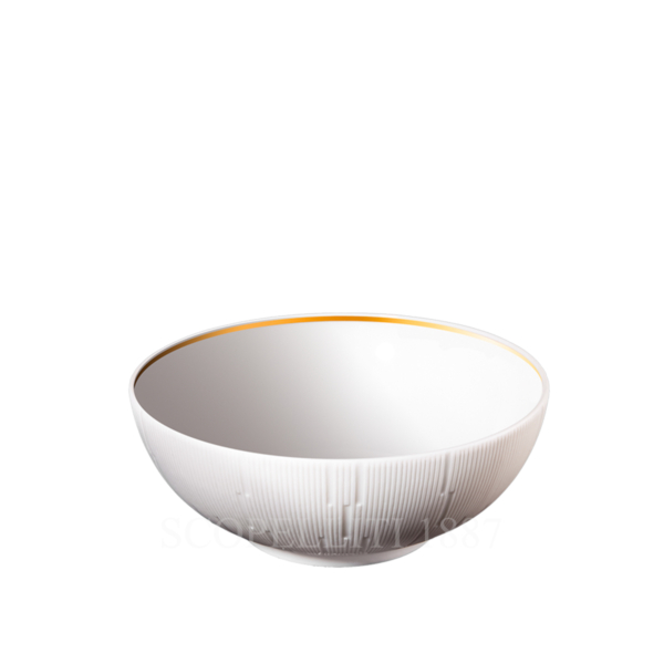 haviland infini prestige cereal bowl gold