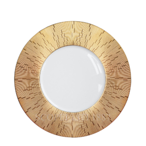 haviland infini prestige dinner plate gold