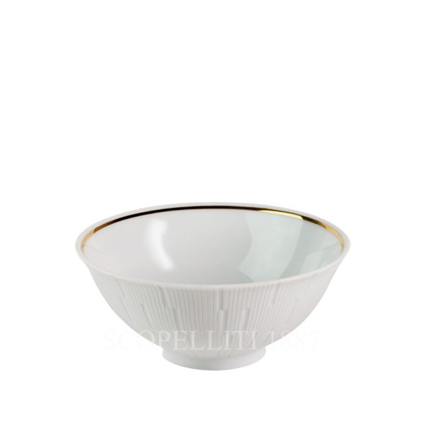 haviland infini prestige rice bowl gold