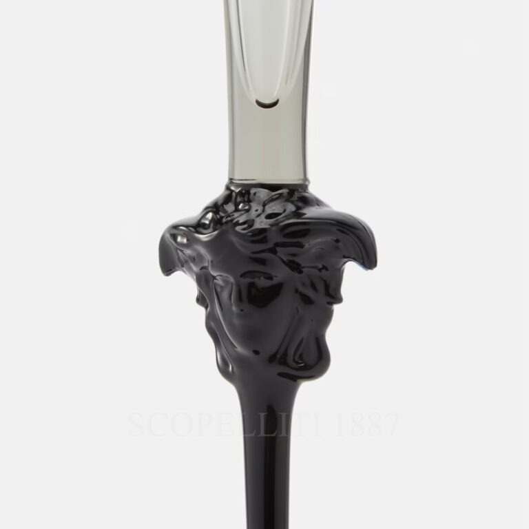 versace medusa lumiere haze champagne flute