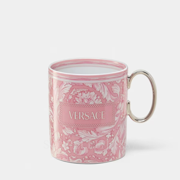 versace mugs barocco rose new