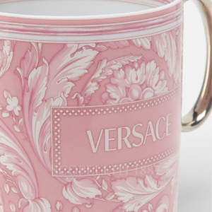 versace mugs barocco rose new