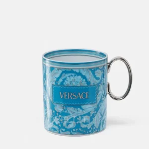 versace mugs barocco teal new