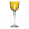 Christofle Kawali Amber Crystal Wine Glass