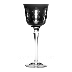 christofle kawali black wine glass