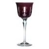 Christofle Kawali Purple Crystal Wine Glass