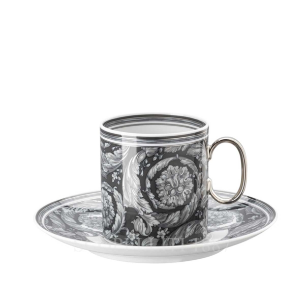 versace coffee cup and saucer barocco haze