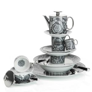 versace dinnerware barocco haze new