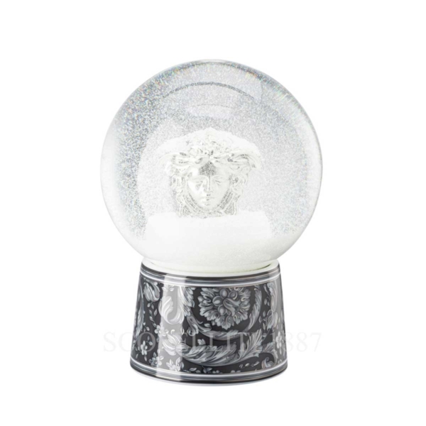 versace glass sphere large barocco haze