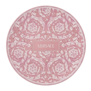 versace presentation plate barocco rose