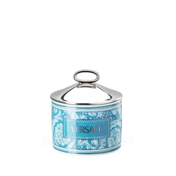 versace scented candle small barocco teal