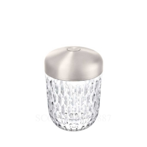 saint louis folia mini portable lamp silver finish