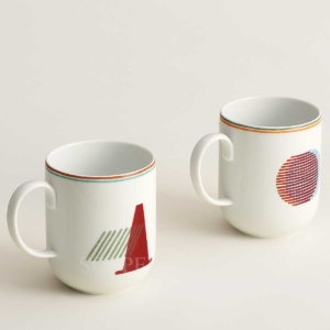 hermes set of 2 mugs saut