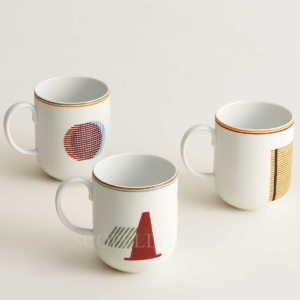 hermes set of 3 mugs saut