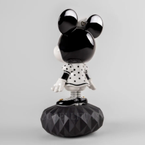 lladro minnie mouse black and white